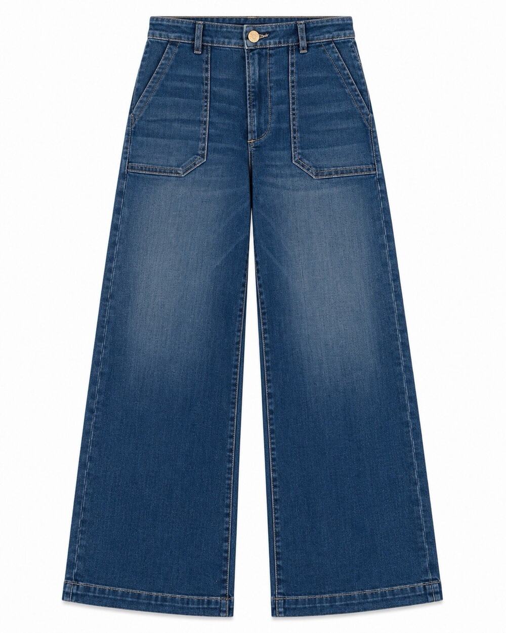 Kut from the Kloth Meg High Rise Wide Leg Jeans Women’s 4 Dark Wash Denim